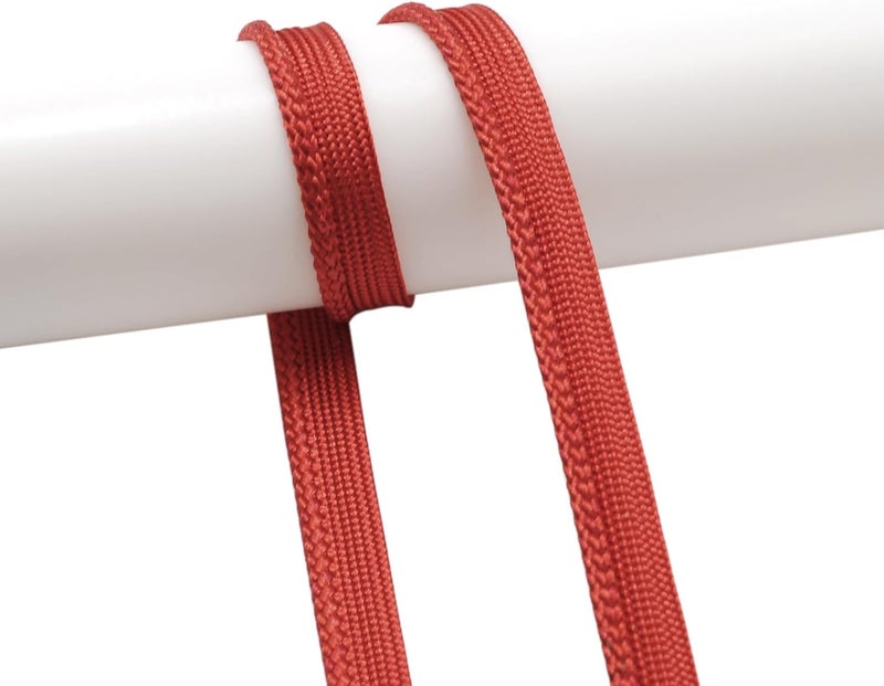 YRCLASYTRIM 0.35inch,(55Yards) Sewing Piping Trim,Shining Polyesterter Cord Trim,for Sewing Clothing,Hometextile, Decoration DIY Crafts Edge Piping Embellishments,30Colour (Tomato) - Image 1